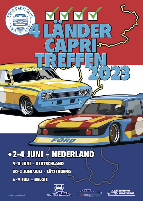 Ford Capri Club Nederland International Meeitng 2023