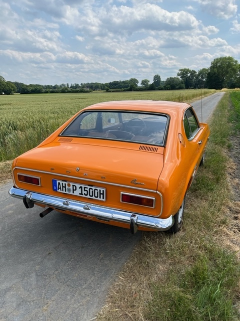 Capri MK1 von 1970 mit neuem Motor 1500 V4 65PS